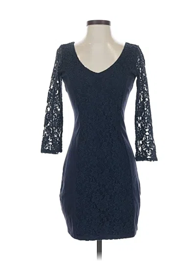 Pre-owned Abercrombie & Fitch Cocktail Dress In Blue
