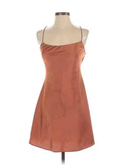Pre-owned Abercrombie & Fitch Cocktail Dress In Brown