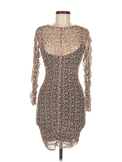 Pre-owned Abercrombie & Fitch Cocktail Dress In Brown
