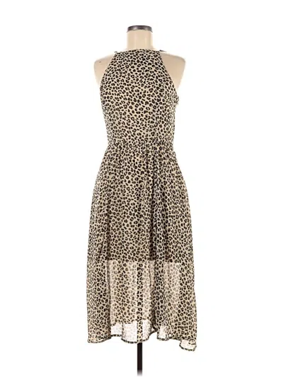 Pre-owned Abercrombie & Fitch Cocktail Dress In Brown