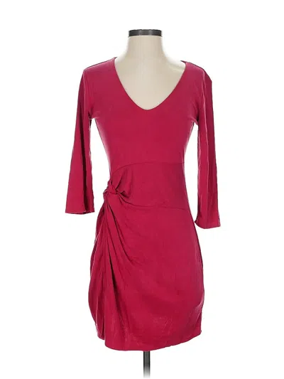 Pre-owned Abercrombie & Fitch Cocktail Dress In Burgundy