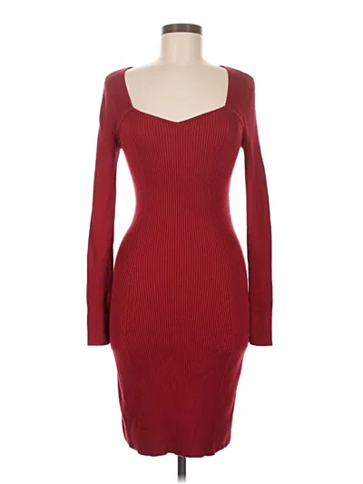 Pre-owned Abercrombie & Fitch Cocktail Dress In Burgundy