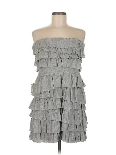 Pre-owned Abercrombie & Fitch Cocktail Dress In Gray