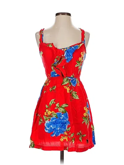 Pre-owned Abercrombie & Fitch Cocktail Dress In Red