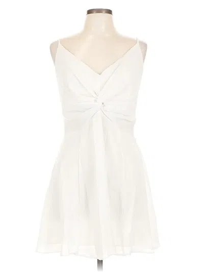 Pre-owned Abercrombie & Fitch Cocktail Dress In White