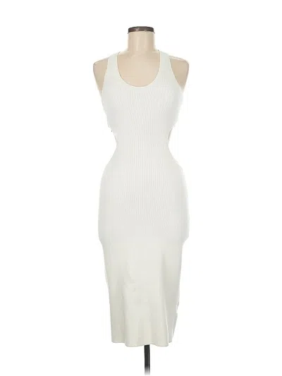 Pre-owned Abercrombie & Fitch Cocktail Dress In White