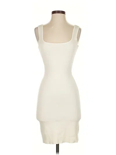 Pre-owned Abercrombie & Fitch Cocktail Dress In White