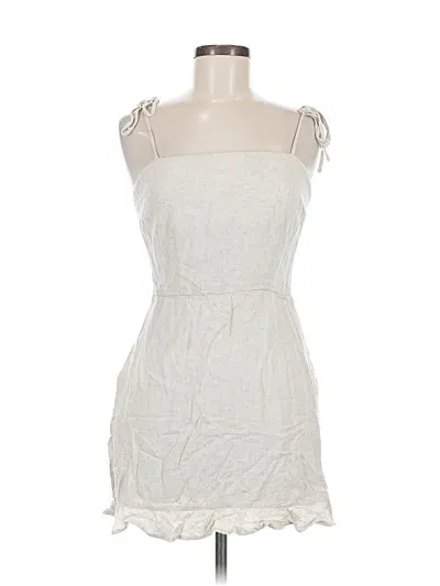 Pre-owned Abercrombie & Fitch Cocktail Dress In White