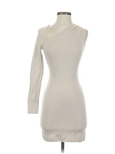 Pre-owned Abercrombie & Fitch Cocktail Dress In White