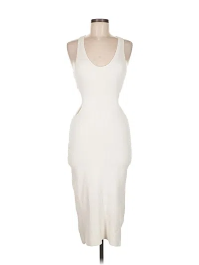 Pre-owned Abercrombie & Fitch Cocktail Dress In White