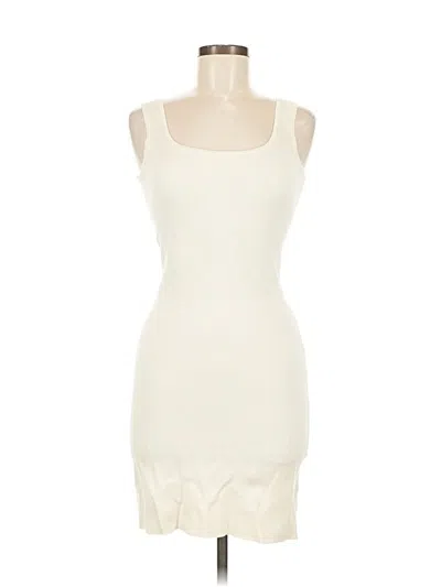 Pre-owned Abercrombie & Fitch Cocktail Dress In White