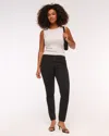 Abercrombie & Fitch Curve Love High Rise Modern Skinny Jean In Black