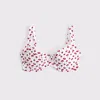 Abercrombie & Fitch Curve Love Wide Strap Underwire Bikini Top In Red