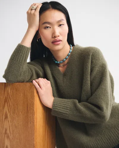 Abercrombie & Fitch Dad V-neck Sweater In Multi