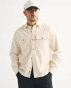 Abercrombie & Fitch Denim Button-up Shirt In Neutral