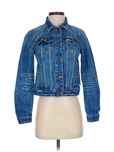 Pre-owned Abercrombie & Fitch Denim Jacket In Blue