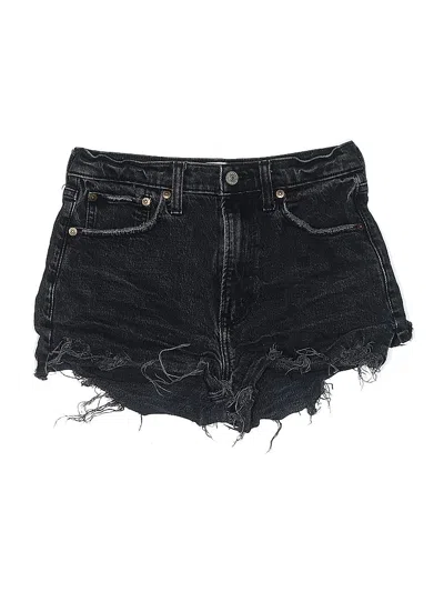 Pre-owned Abercrombie & Fitch Denim Shorts In Black