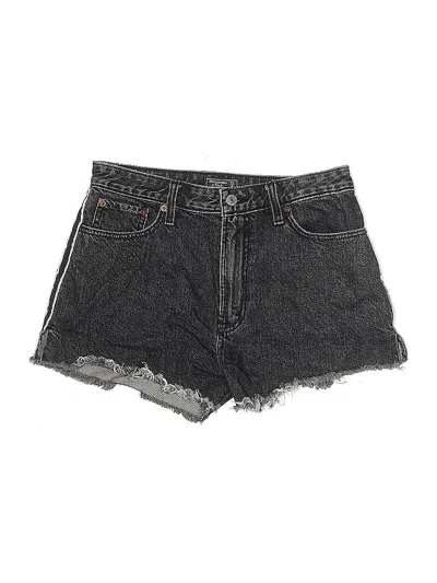 Pre-owned Abercrombie & Fitch Denim Shorts In Black