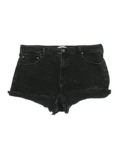 Pre-owned Abercrombie & Fitch Denim Shorts In Black