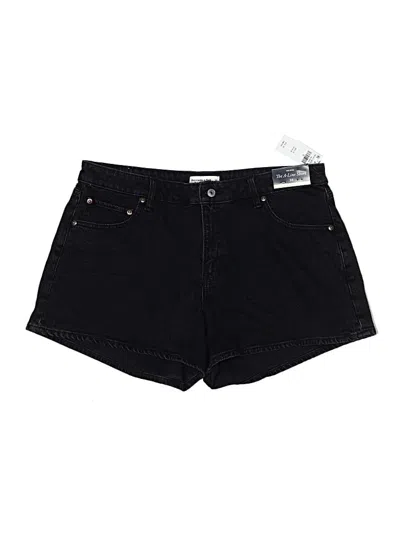 Abercrombie & Fitch Denim Shorts In Black