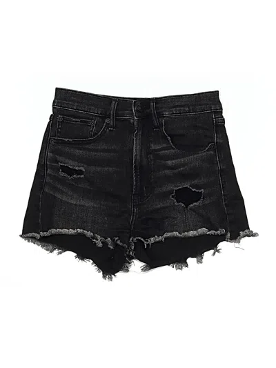 Pre-owned Abercrombie & Fitch Denim Shorts In Black