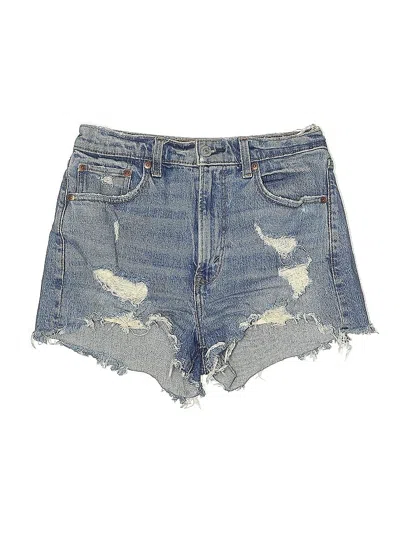 Pre-owned Abercrombie & Fitch Denim Shorts In Blue