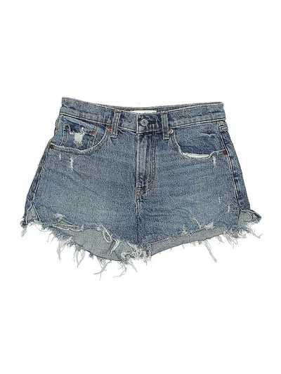 Pre-owned Abercrombie & Fitch Denim Shorts In Blue