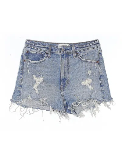 Pre-owned Abercrombie & Fitch Denim Shorts In Blue