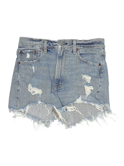 Pre-owned Abercrombie & Fitch Denim Shorts In Blue