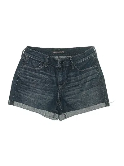 Pre-owned Abercrombie & Fitch Denim Shorts In Blue