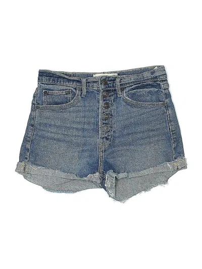 Pre-owned Abercrombie & Fitch Denim Shorts In Blue