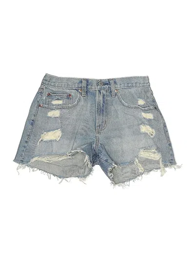 Pre-owned Abercrombie & Fitch Denim Shorts In Blue