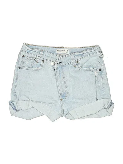 Pre-owned Abercrombie & Fitch Denim Shorts In Blue