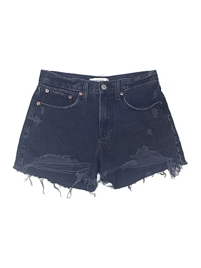 Pre-owned Abercrombie & Fitch Denim Shorts In Blue
