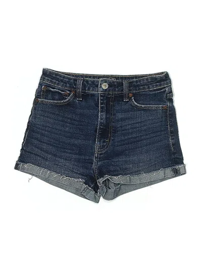 Pre-owned Abercrombie & Fitch Denim Shorts In Blue