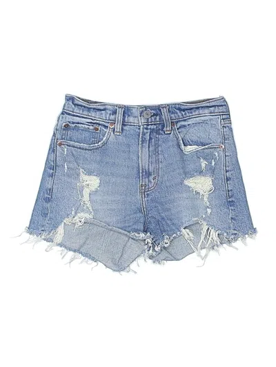 Pre-owned Abercrombie & Fitch Denim Shorts In Blue