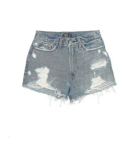 Pre-owned Abercrombie & Fitch Denim Shorts In Blue