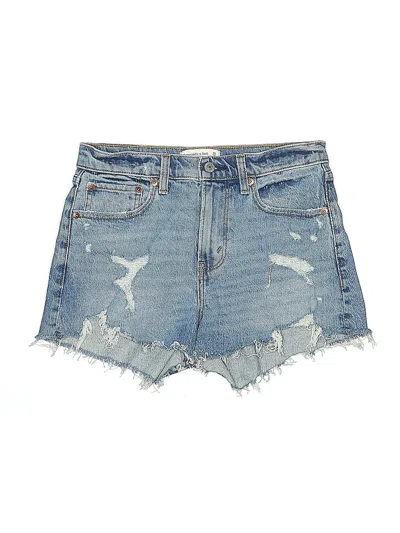 Pre-owned Abercrombie & Fitch Denim Shorts In Blue