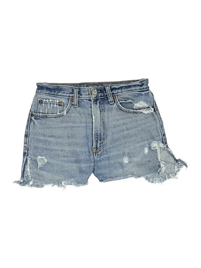 Pre-owned Abercrombie & Fitch Denim Shorts In Blue