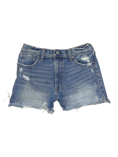 Pre-owned Abercrombie & Fitch Denim Shorts In Blue