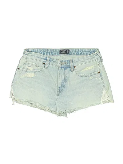 Pre-owned Abercrombie & Fitch Denim Shorts In Blue