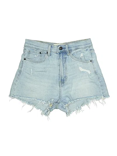 Pre-owned Abercrombie & Fitch Denim Shorts In Blue