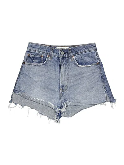 Pre-owned Abercrombie & Fitch Denim Shorts In Blue