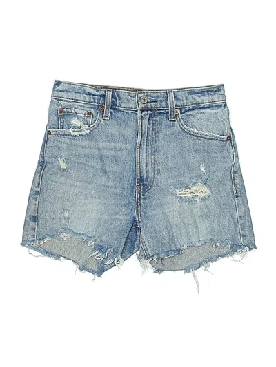 Pre-owned Abercrombie & Fitch Denim Shorts In Blue