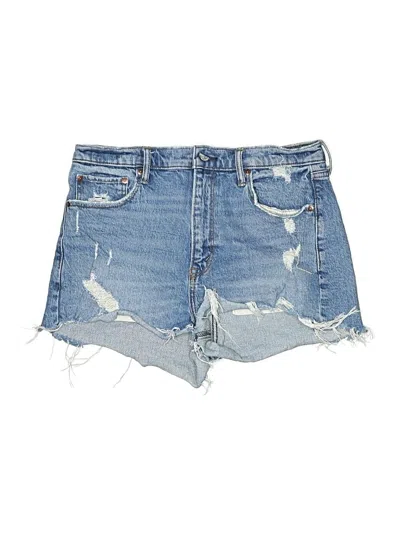 Pre-owned Abercrombie & Fitch Denim Shorts In Blue