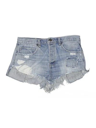 Pre-owned Abercrombie & Fitch Denim Shorts In Blue