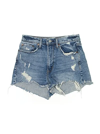 Pre-owned Abercrombie & Fitch Denim Shorts In Blue