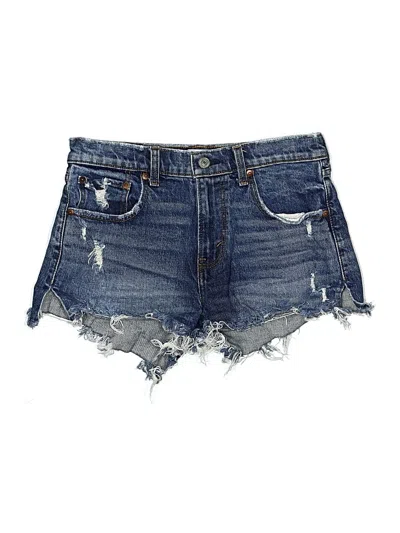 Pre-owned Abercrombie & Fitch Denim Shorts In Blue