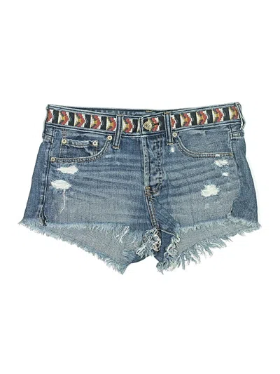 Pre-owned Abercrombie & Fitch Denim Shorts In Blue