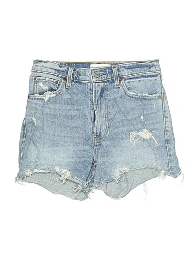 Pre-owned Abercrombie & Fitch Denim Shorts In Blue